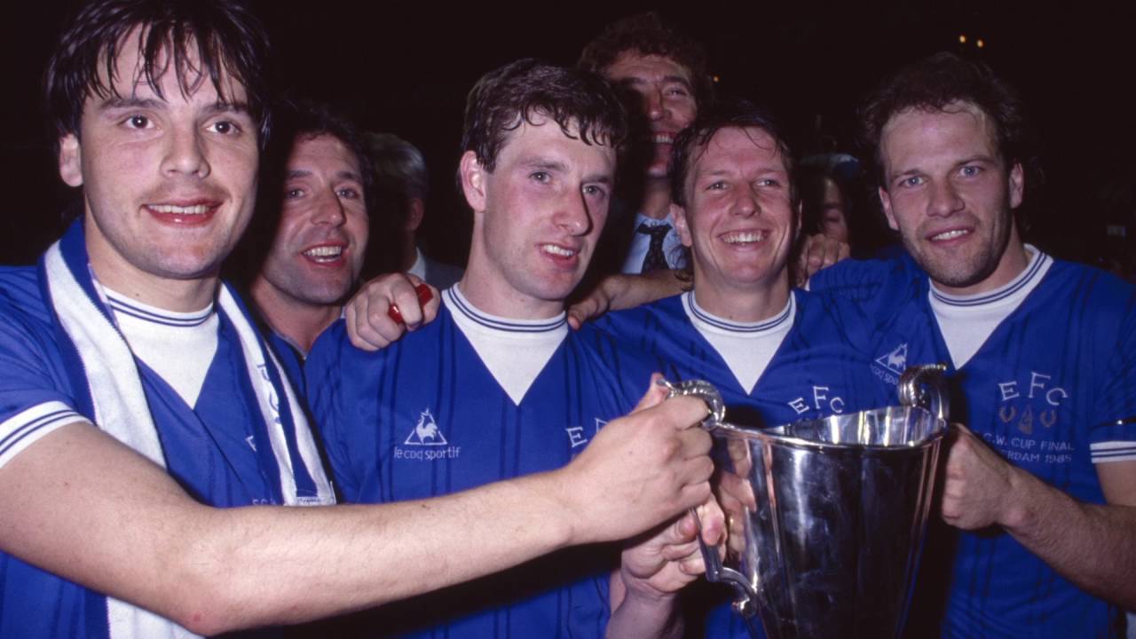 Sharp, Steven, Sheedy and Gray. Close to winning the league cup